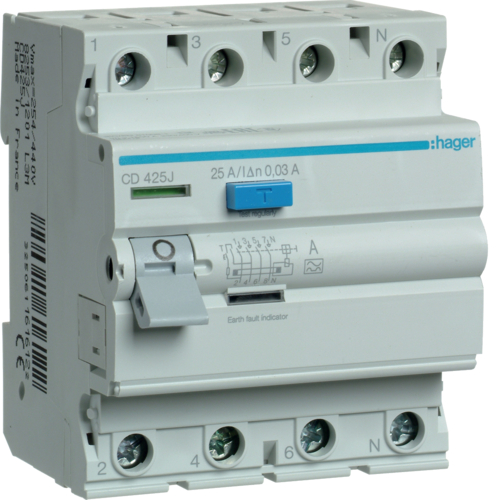 CD425J - ПЗВ 4P 25A 30mA A